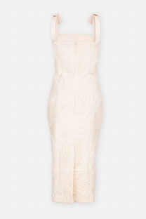 Elegantna midi haljina sa teksturom Tiffany Production